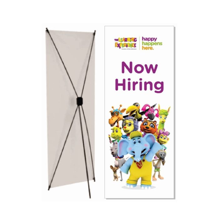25″ x 63″ NOW HIRING BANNER