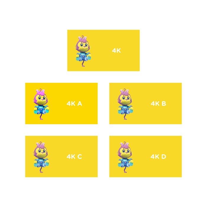 4K Projecting Hallway Sign Options