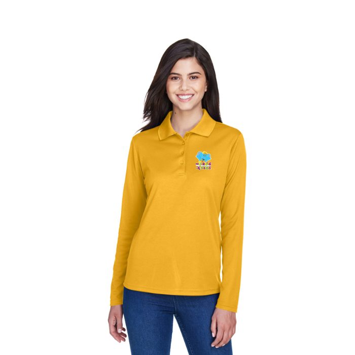 Ladies Performance Long-Sleeve Piqué Administrative Polo