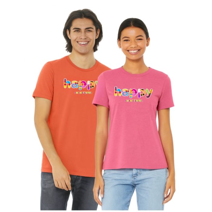 Happy Bella and Canvas Unisex Jersey Tee