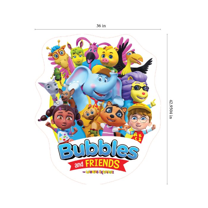 Bubbles and Friends – Wall Fathead Decal