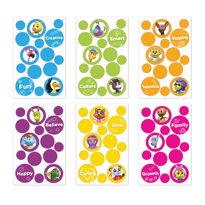 Cabinet Decals – Small Circles for Decoration