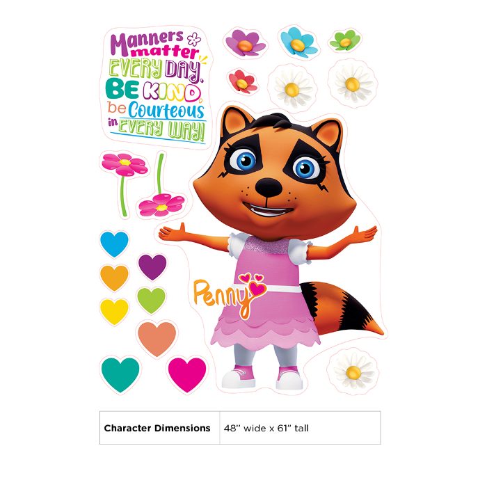 Character Hallway Decals – Penny