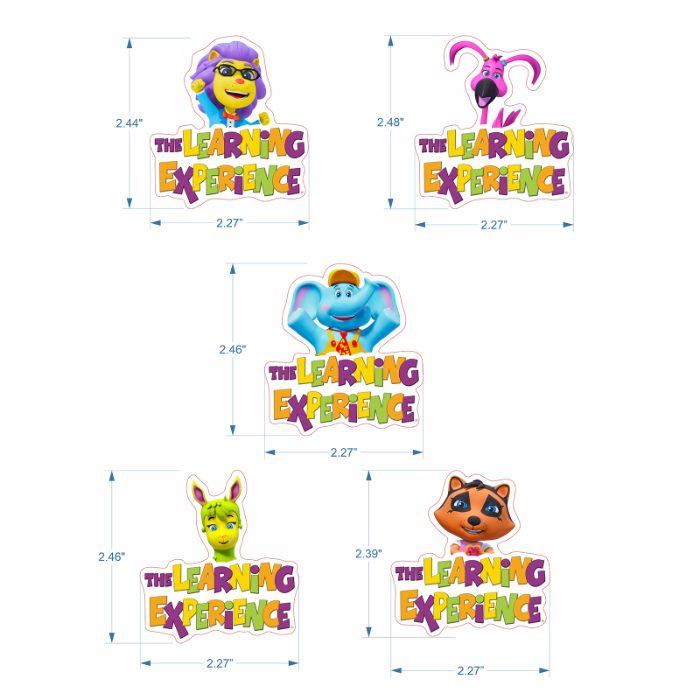 Character Magnetic TLE Badge Set- Pack of 10