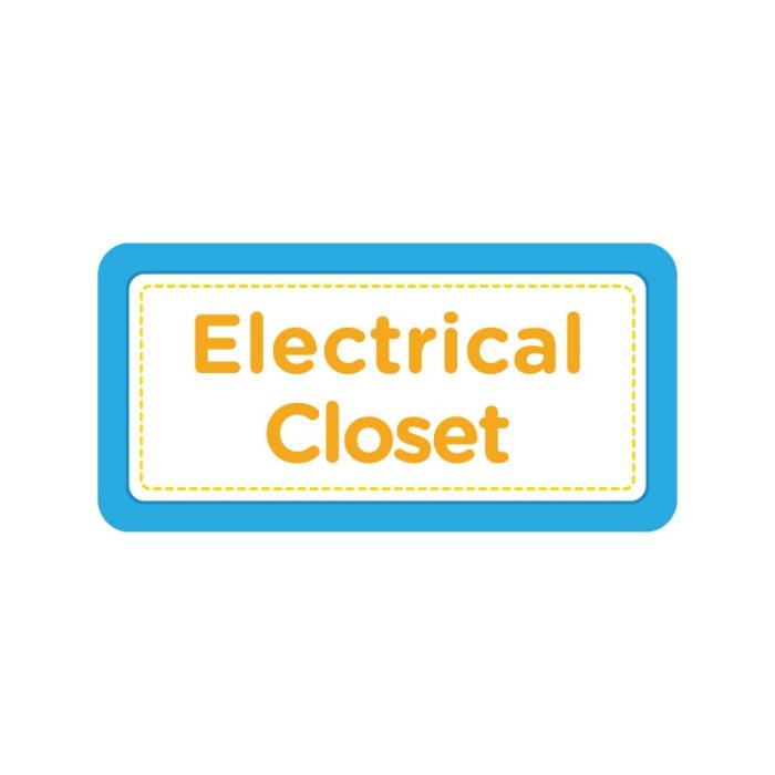 Electrical Closet – Wall Fathead Decal