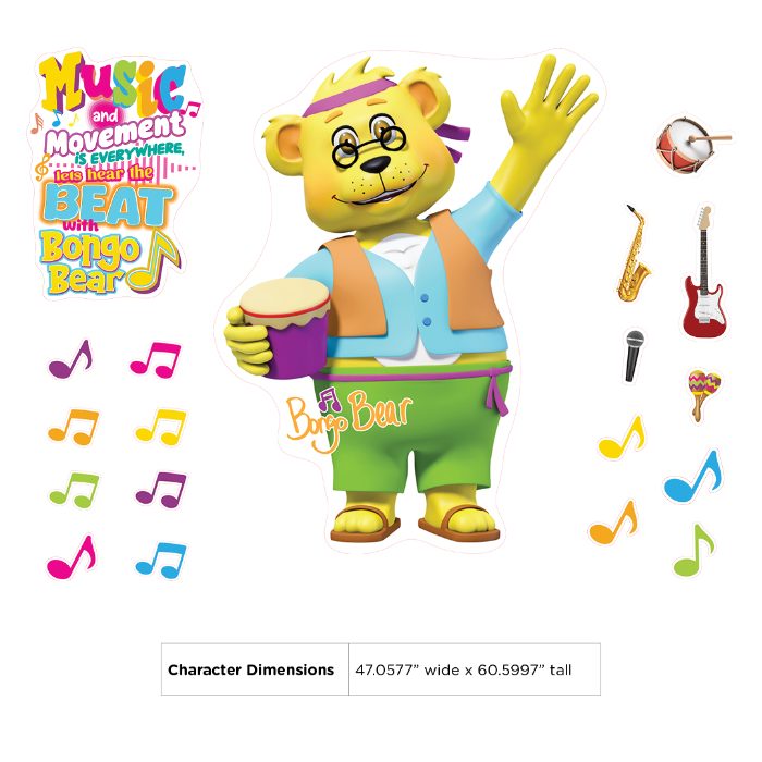 Character Hallway Decals – Bongo