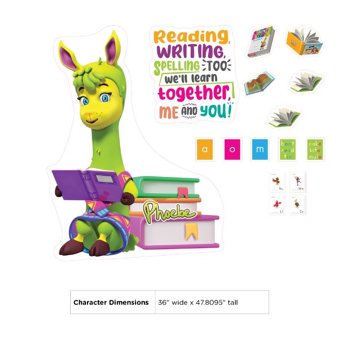 Character Hallway Decals – Phoebe