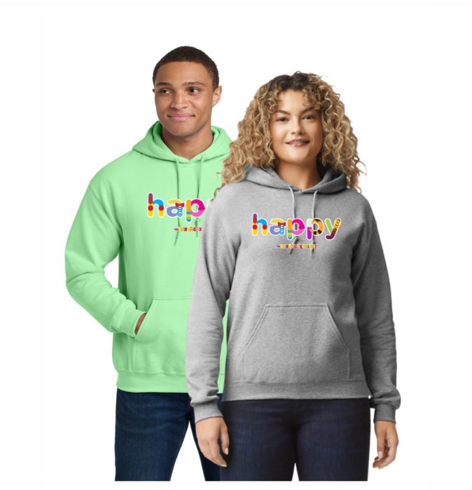 Happy Gildan Unisex Heavy Blend™ Hooded Sweatshirt
