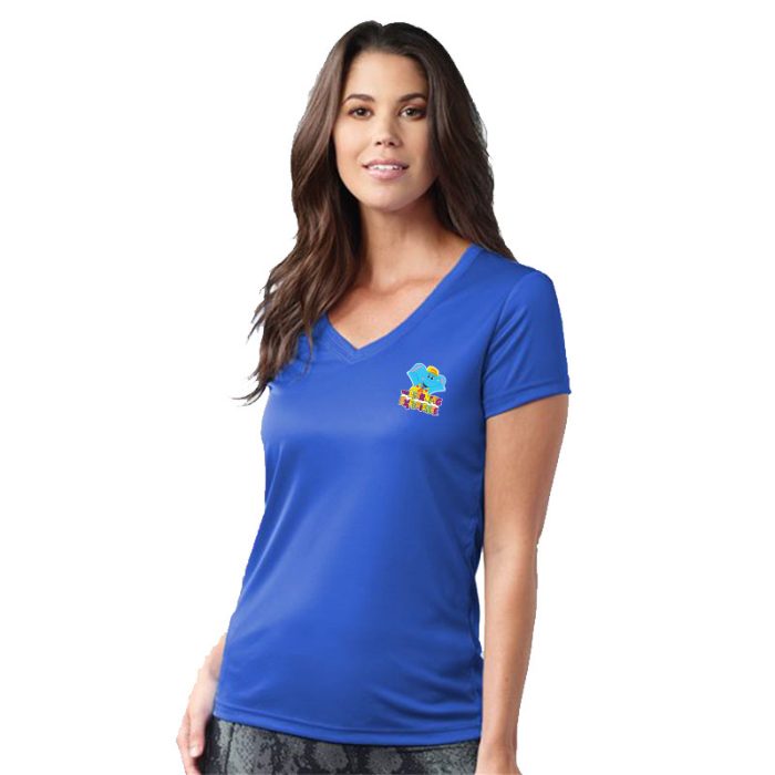 Ladies Dri Fit VNeck