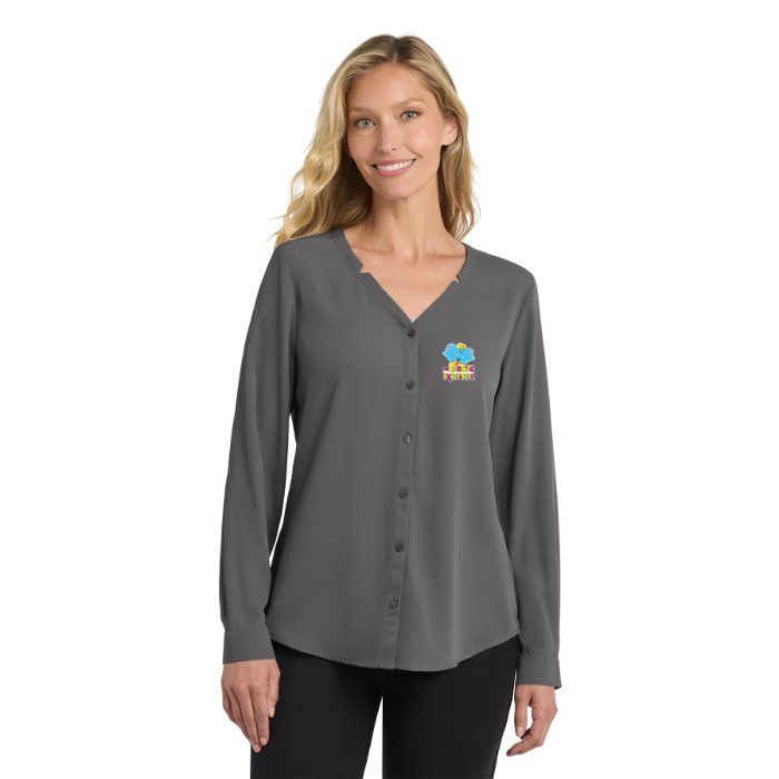 Ladies Long Sleeve Administrative Blouse