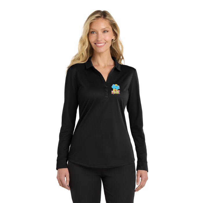 Ladies Silk Touch Performance Long Sleeve Polo