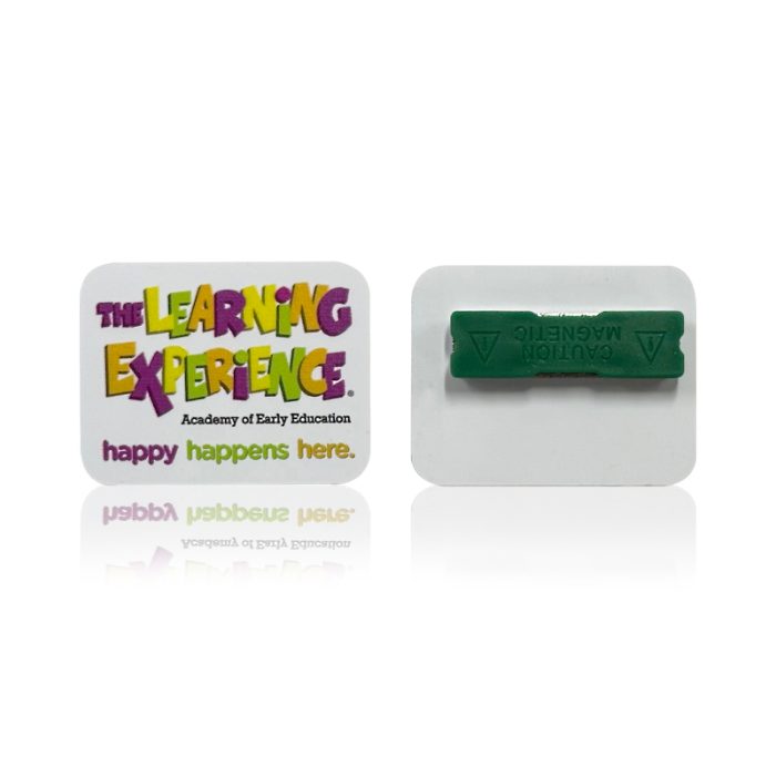 Magnetic TLE Badge with Full Color Imprint – Pack of 10