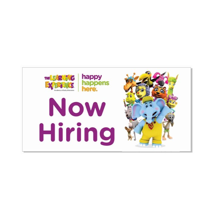 Now Hiring Banner (4ft x 8ft)