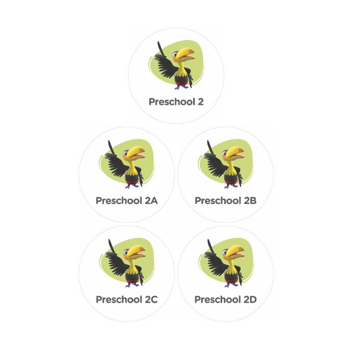 Preschool 2 Door Decal Options