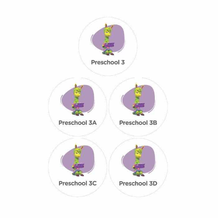 Preschool 3 Door Decal Options