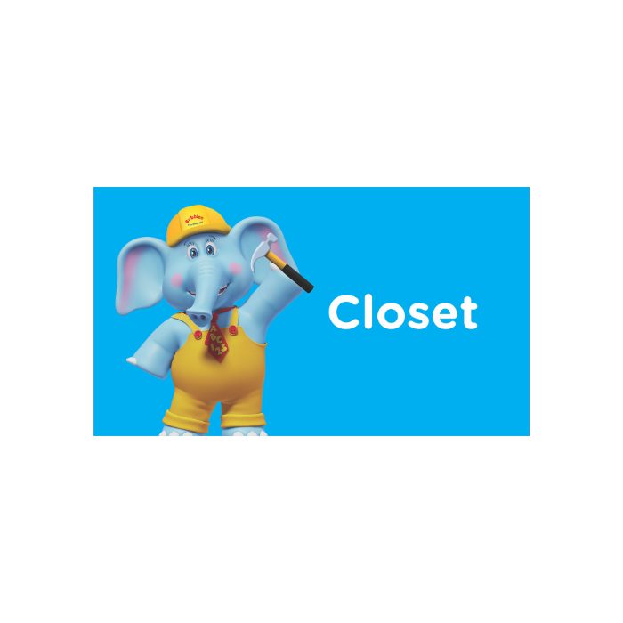 Closet Projecting Hallway Sign