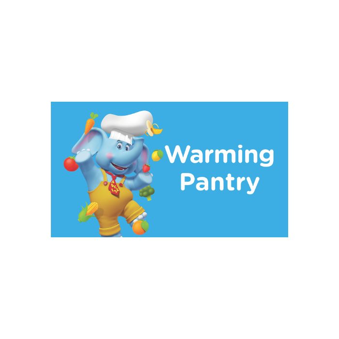 Warming Pantry Projecting Hallway Sign