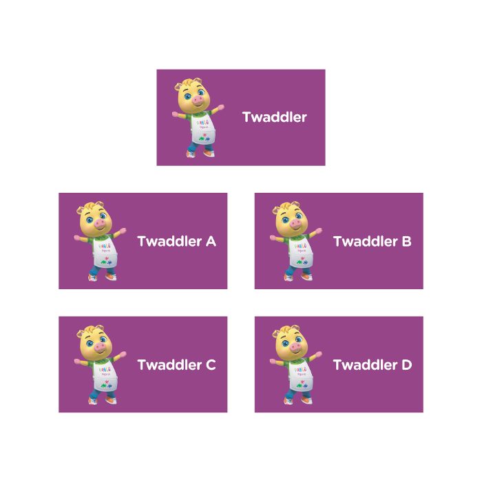 Twaddler Projecting Hallway Sign Options