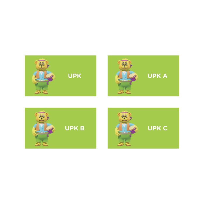 UPK Projecting Hallway Sign Options