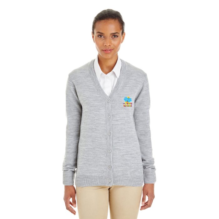 V-Neck Button Down Cardigan