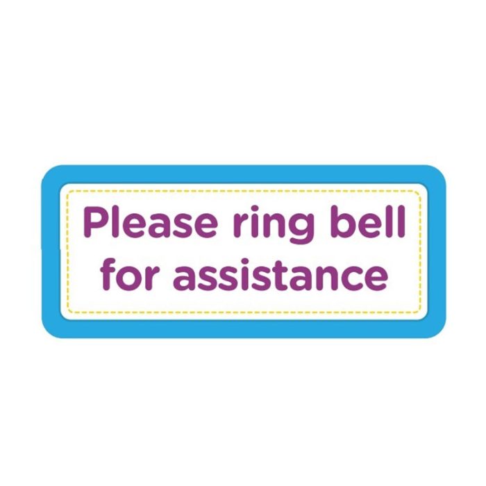 Please Ring Bell for Assistance – Wall Fathead Decal