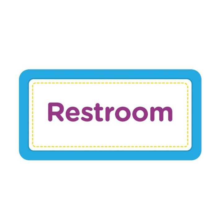 Restroom – Wall Fathead Decal