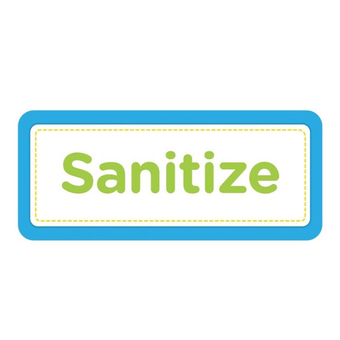 Sanitize – Wall Fathead Decal